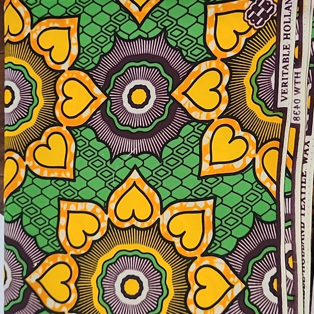 African fabric (2 yards)